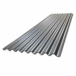 Corrugated Roof Sheet [Shinko Zinc] Thickness  0.3 mm Length  2 meter Gray Color